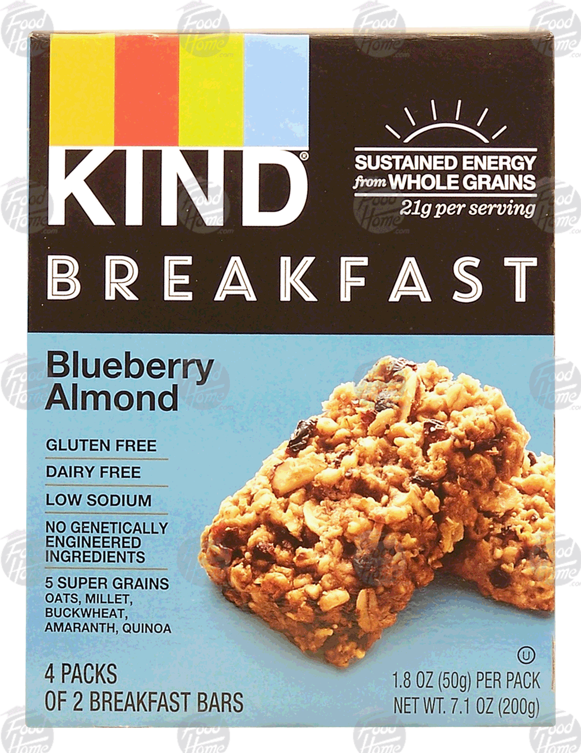 Kind Breakfast blueberry almond bars, 4-packs Full-Size Picture